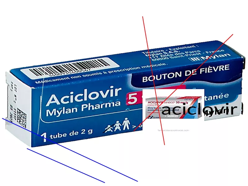 Prix aciclovir crème